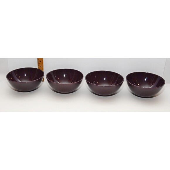 Ikea of Sweden 120 11 Purple Cereal Soup Bowls Set of 4 - Picture 1 of 7